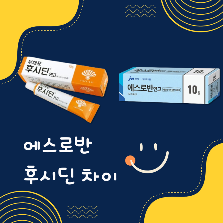  후시딘 에스로반 모낭염에는 왜 차이