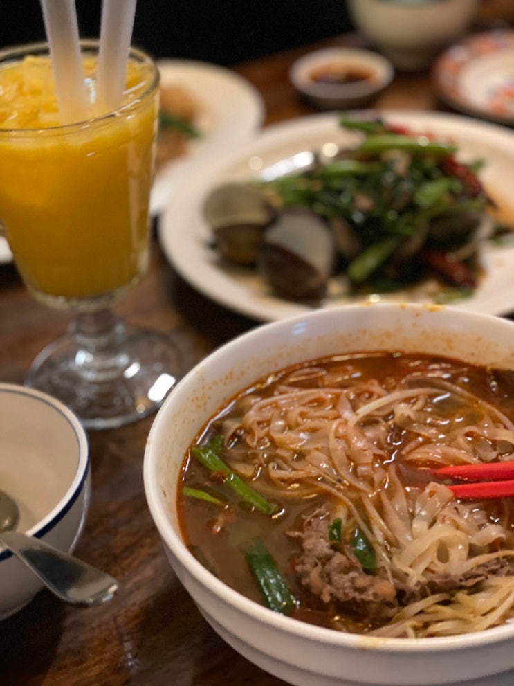  정자 엠코헤리츠 애견동반 베트남 요리 맛집 효뜨꽌