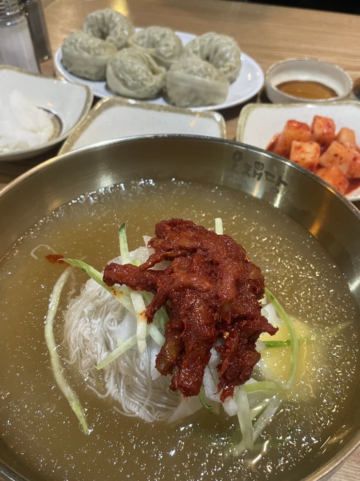  [용산 아이파크몰] 속초 코다리 물냉면과 닭칼국수 먹으러 온채당