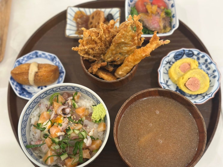  영등포 타임스퀘어맛집 온기정 카이센동 오반자이 장어튀김 텐동
