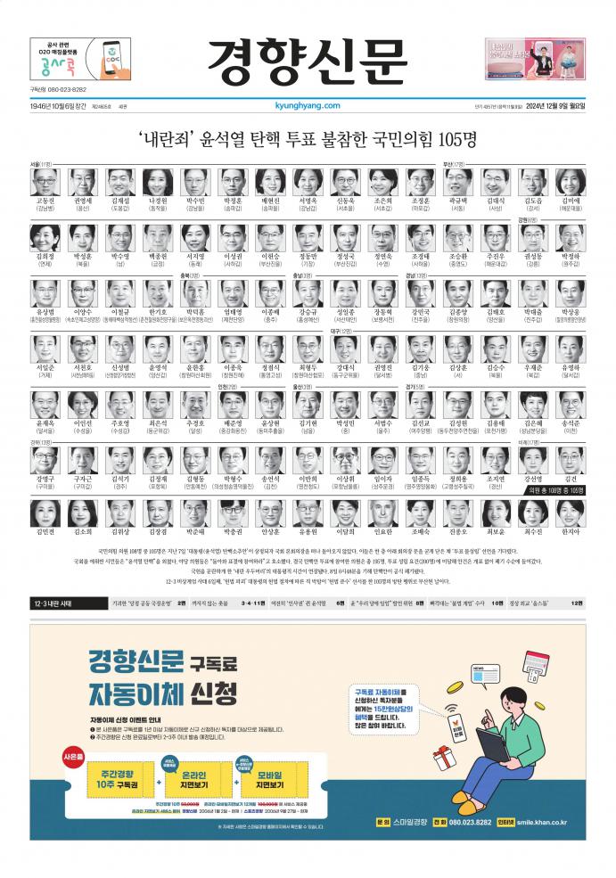 <b>탄핵 표결</b>에 불참한... 국민의힘105인의 얼굴 & <b>김상욱</b>의원 인터뷰