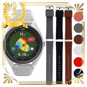 보이스캐디 T9 시계형 스트랩 20mm 줄무늬 우레탄 호환밴드, RAUR20RE 레드
