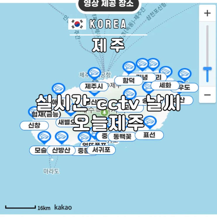  제주 실시간 cctv 날씨 확인 가능 오늘제주