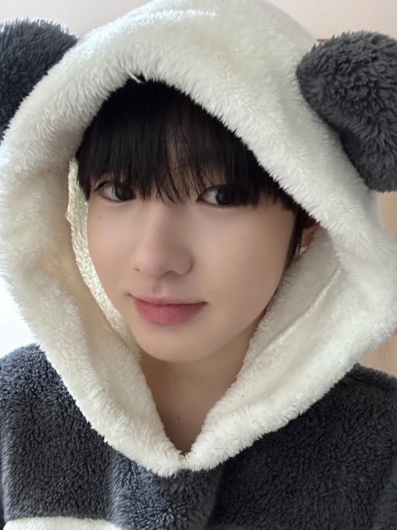 엔시티 위시 사쿠야 GU 판다 잠옷 손민수+ 무인양품 메론소다