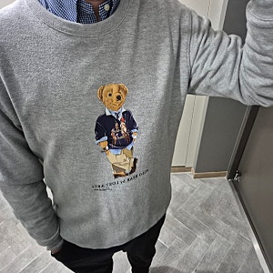 폴로 곰돌이 맨투맨 네이비 그레이 색상 구매 후기