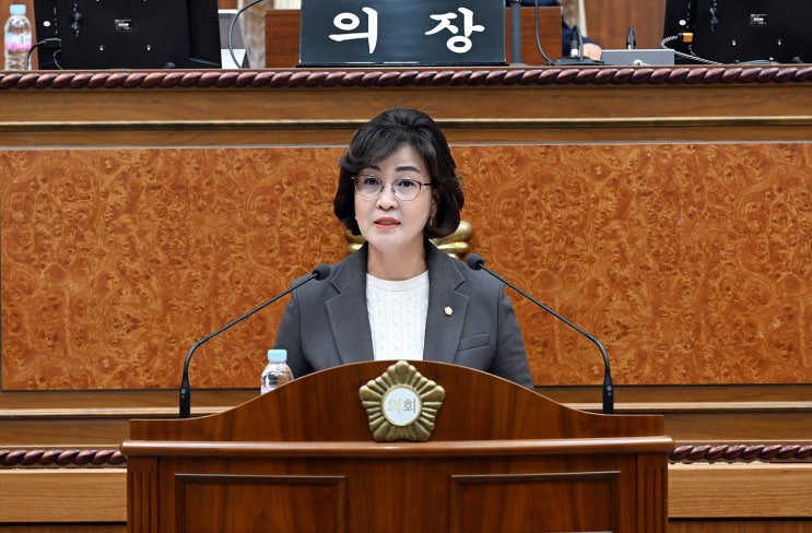  의정부시의회 정미영 의원, 야외운동기구 금연구역 지정 및 안전관리 강화 촉구