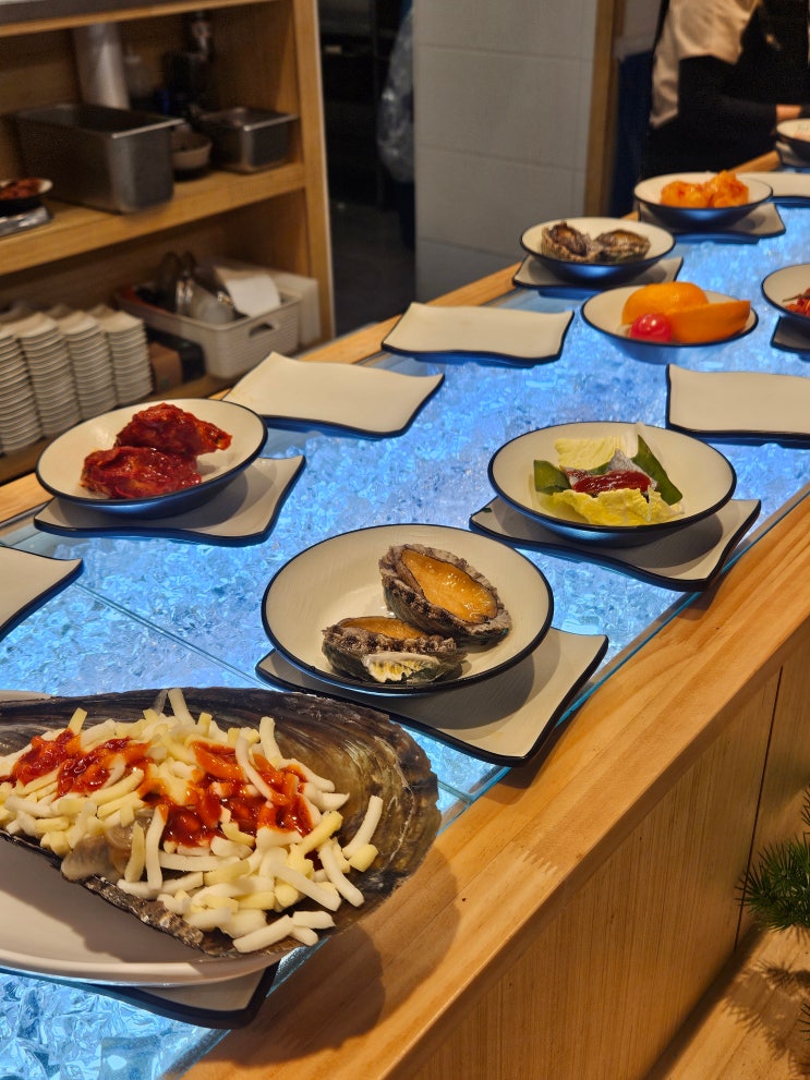  분당 연말모임 장어 소고기 해산물이 무한리필 되는 풍천수라간