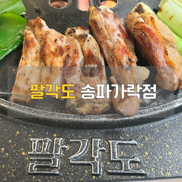  [송파] 숯불닭갈비 가락동맛집 팔각도 송파가락점 #열혈사제2