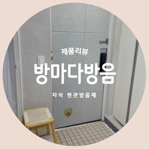  못생긴 현관 바꾸기 자석방음제 "방마다방음" 내돈내산 설치리뷰