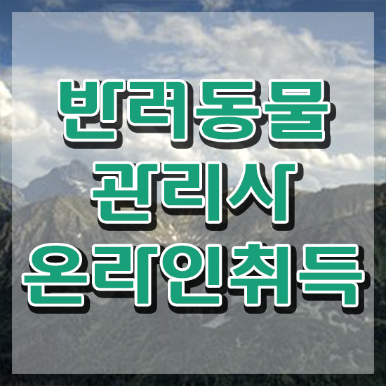  반려동물관리사자격증비용 , 반려동물관리사 자격증 준비한 과정 요약해봤어요