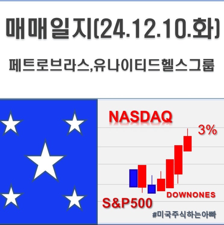  매매일지('24.12.10.화)페트로브라스,유나이티드헬스그룹