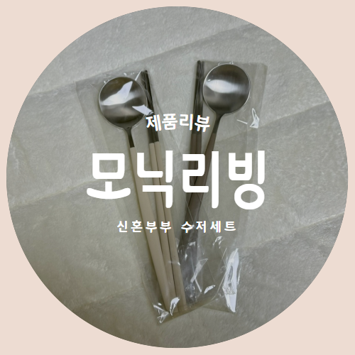  식세기 가능한 "모닉리빙" 감성 스탠수저세트 제품리뷰