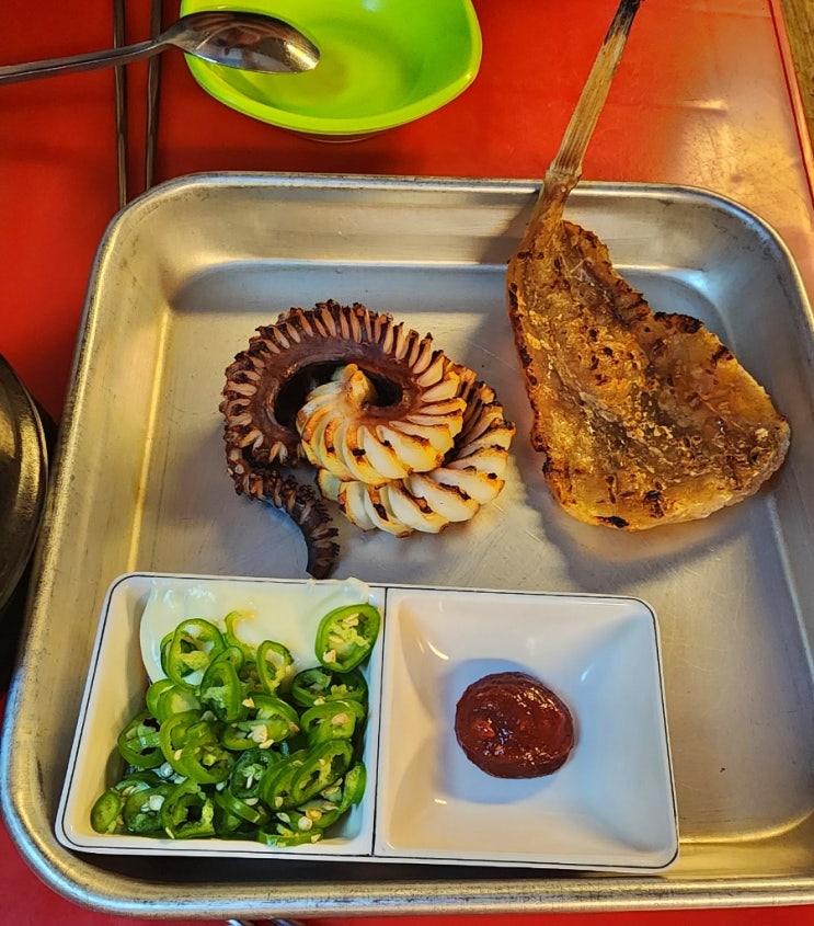  상일동 왕노가리 - 정겨운 감성이 느껴지는 마른 안주 맛집