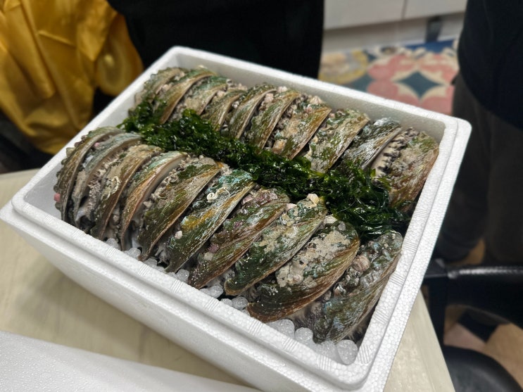  해운대 좌동 시장 전복 맛집 흑산도전복