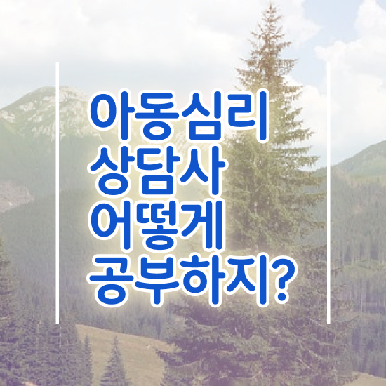  , 아동심리상담사 자격증 온라인으로 간단히 학습한 후기 , 전망