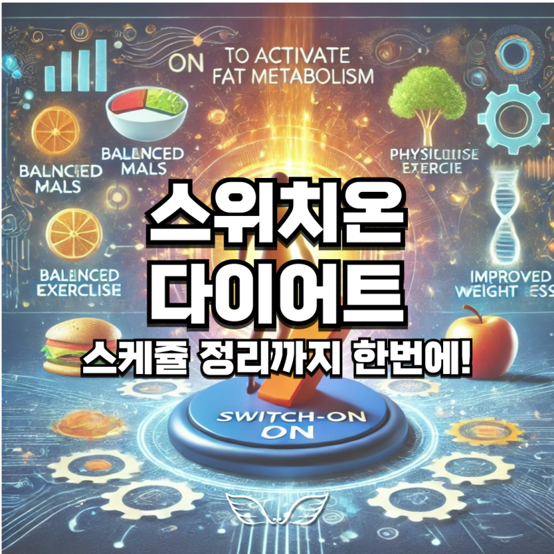 스위치온 다이어트 뜻 1주차 2주차 3주차 4주차 스케쥴 정리