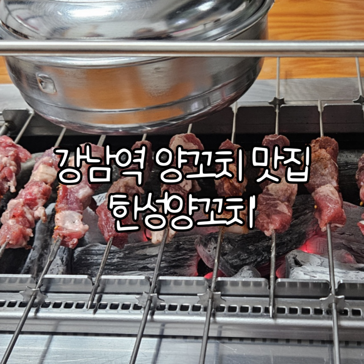  강남역 양꼬치 맛집 '한성양꼬치' | 꿔바로우, 양꼬치 맛있는 메뉴가 가득한 인생맛집 내돈내산 후기