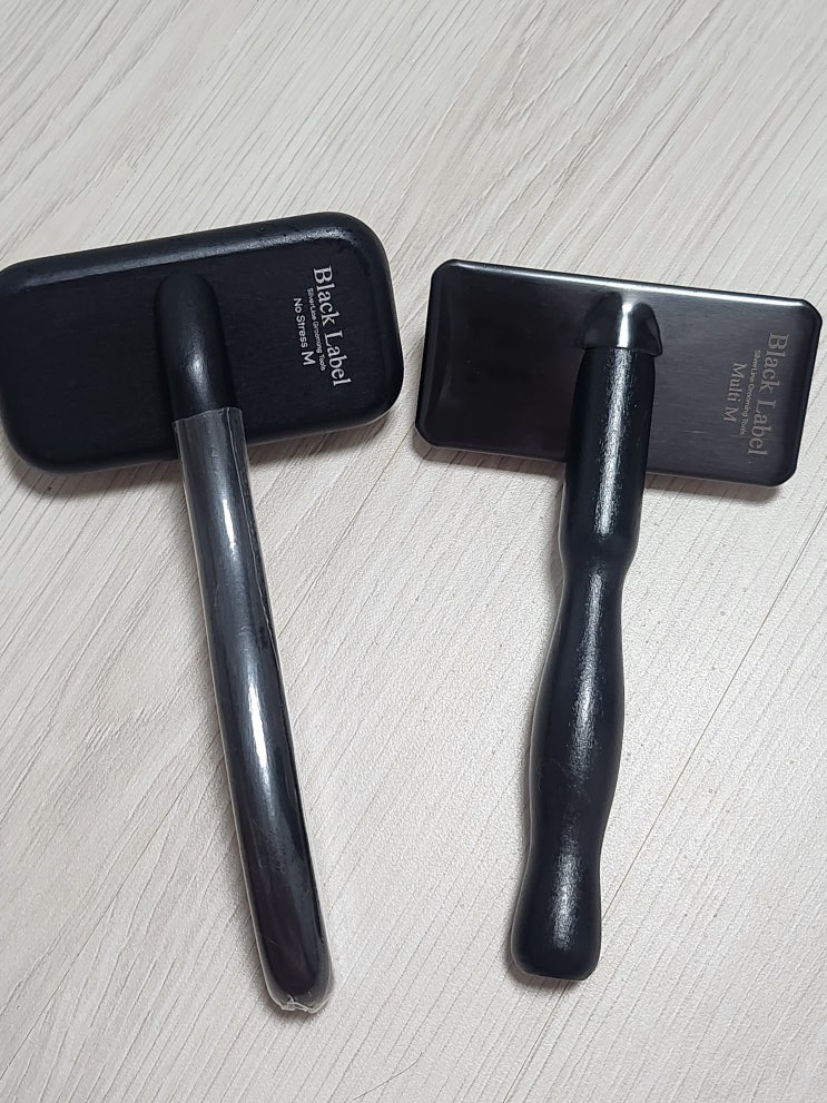  블랙라벨 슬리커 종류 차이점 빗질방법
