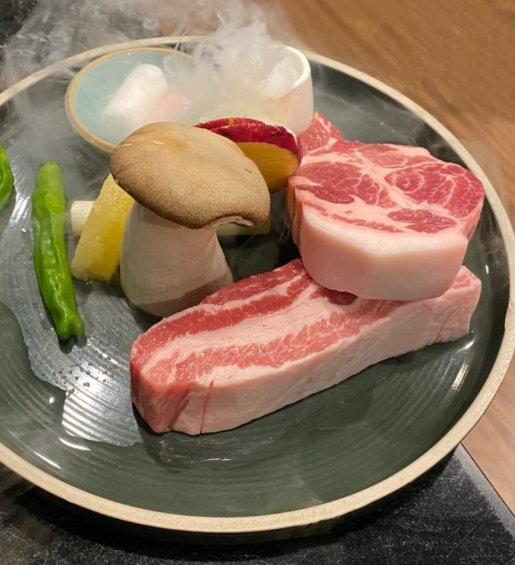  부산 하단맛집 신상 고기집 : 올바른 (통삼겹, 눈꽃목살)