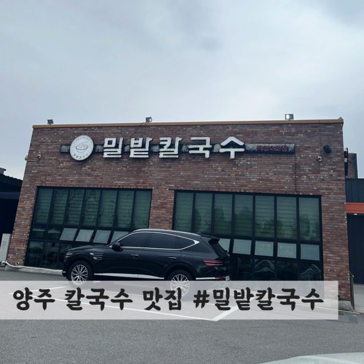 [양주] 푸짐한 양에 놀란 칼국수 맛집 #밀밭칼국수