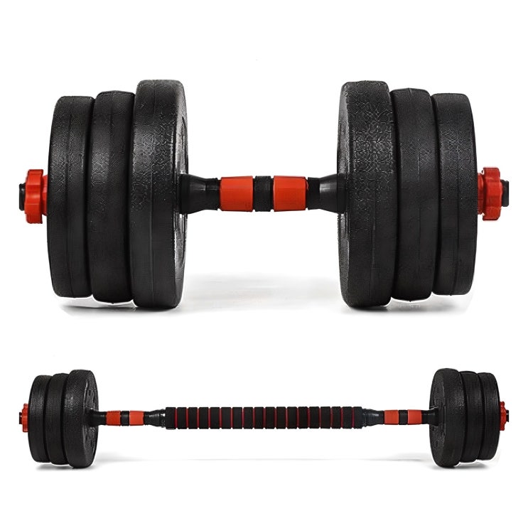  이고웰 프리미엄 무게조절 덤벨 바벨 세트, 20kg, 1세트