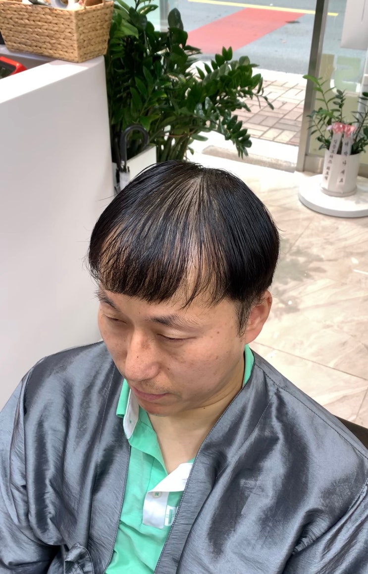  대구 머리숱 없는 남자 탈모펌 스타일