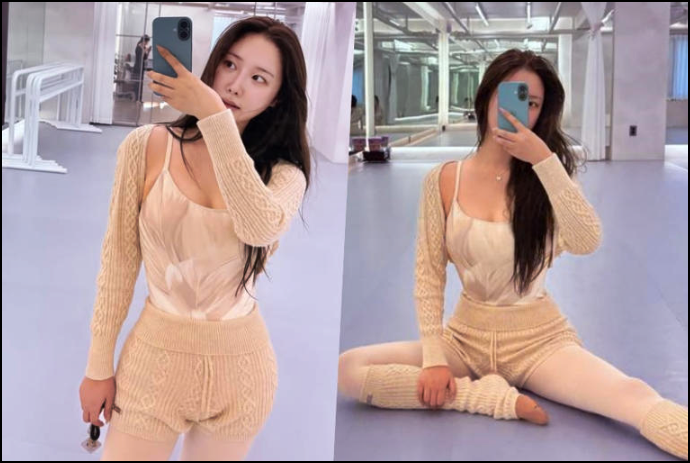 <b>브브걸</b> <b>민영</b> 아찔한 놈코어룩으로 시선 집중