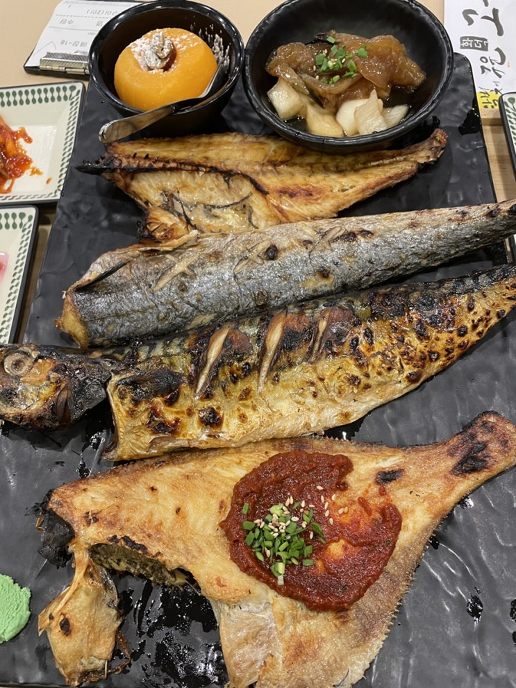  수완지구 모임장소 추천! 장덕동 맛집 달빛에구운고등어 모듬생선구이 후기