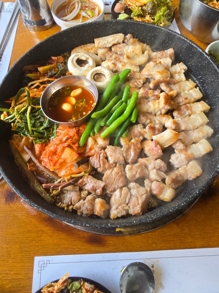  구미 인동 황상동 고기 맛집 <꽃돼지식당> 본점