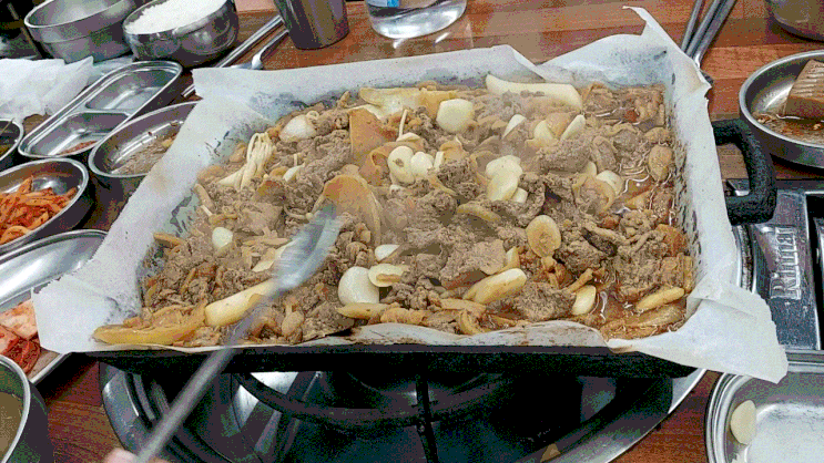  종로 점심맛집 오징어볶음과 불고기의 환상의 콜라보레이션 청진식당