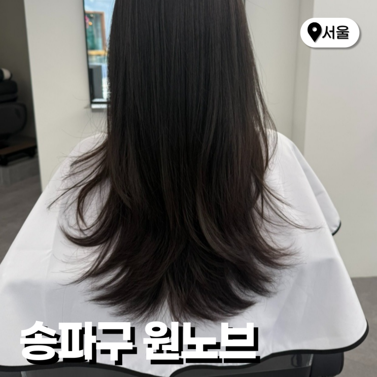  잠실 삼전동미용실 남자 여자머리 카나토 클리닉 송파 미용실 원노브