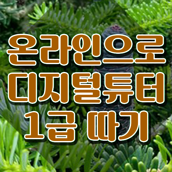  스마트폰활용지도사 , 디지털튜터 자격증 온라인 교육으로 준비한 방법 완벽 정리