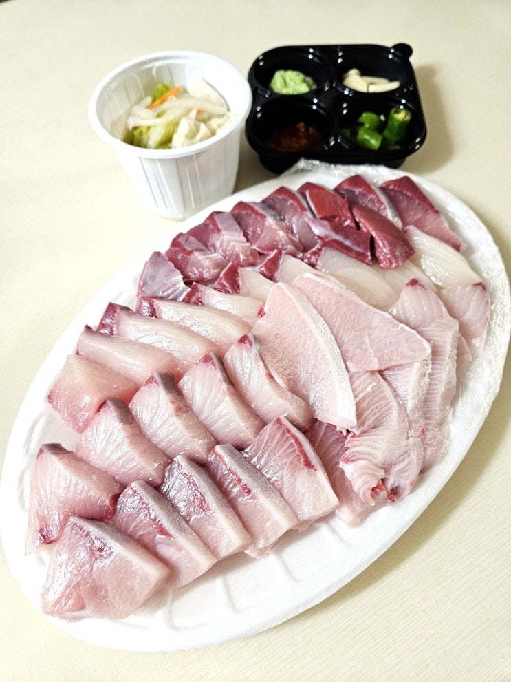  양주 옥정동 대방어 맛집 바른생선 내돈내산 포장후기