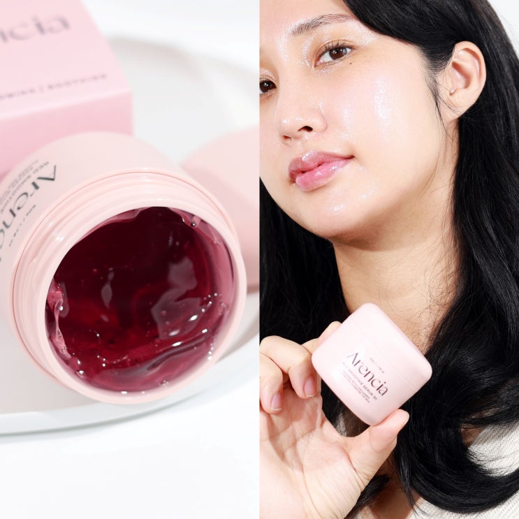  아렌시아 레드 스무디 모공탄력세럼으로 콜라겐과 모공 리프팅 관리하기!