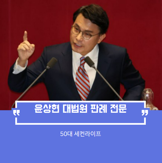 윤상현 1997년 대법원 판례 전문, 비상계엄은 고도의 정치행위다?