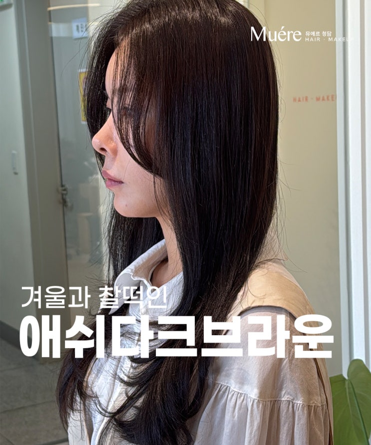  신사동 미용실 겨울에 찰떡인 애쉬컬러 스타일을 원한다면?