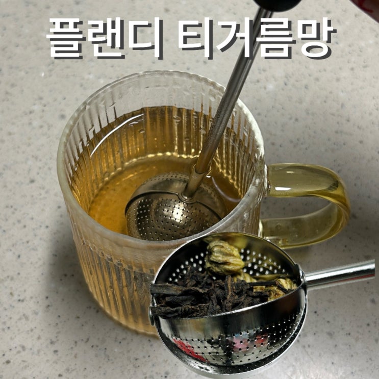  플랜디 티볼 스쿱 스테인레스 차거름망 인퓨저 활용 가격