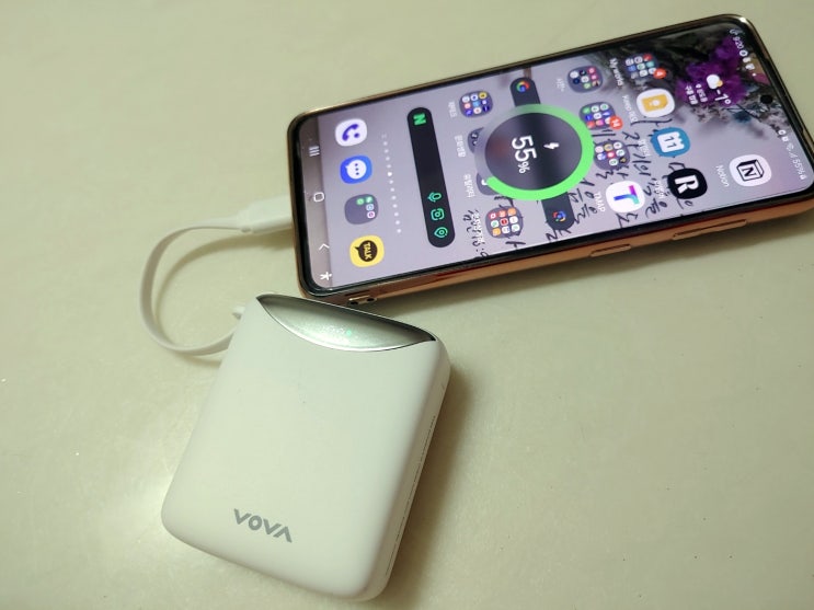  겨울철 필수템! 보바 고속충전 일체형 미니 보조배터리 10000mAh 22.5W 후기