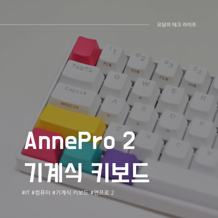  앤프로 2(AnnePro 2) 작고 컴팩트한 기계식 키보드