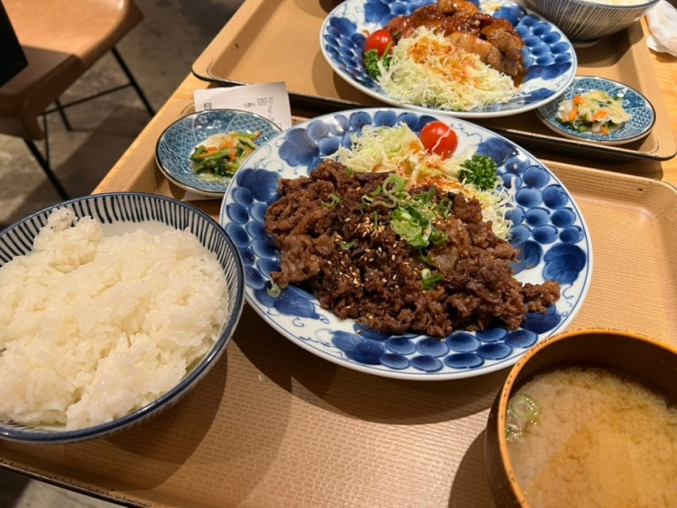  오사카 난카이난바역 난바시티 맛집 1129 점심 추천 돈테키 쿠로게와규 정식