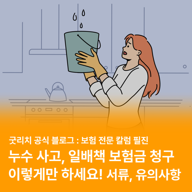  동파, 누수 사고 多... 일상생활배상책임보험(일배책)으로 해결하기 (청구서류, 절차, 유의사항)