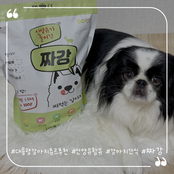  대용량강아지츄르추천 산양유가 들어간 짜먹는강아지간식 짜강
