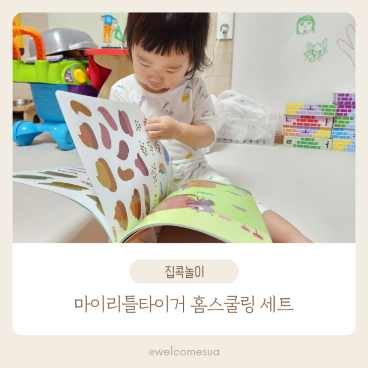  집에서 놀거리 마이리틀타이거 홈스쿨링 18개월 스타트 세트 활용하기