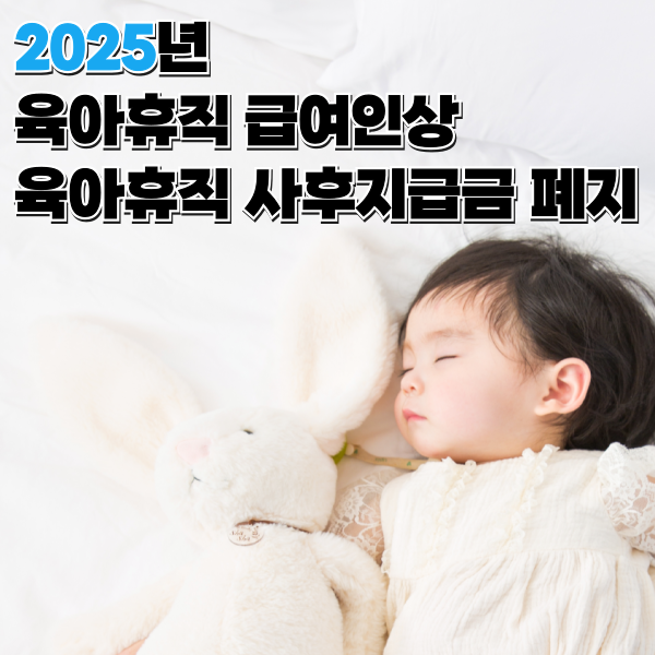  2025년 육아휴직 사후지급금 폐지 육아휴직급여 1년 6개월