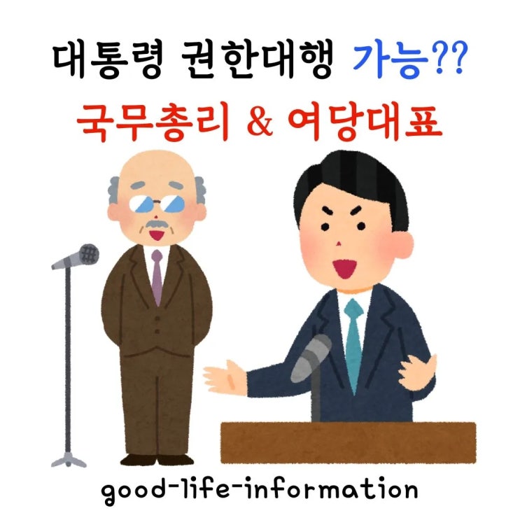 대통령 권한대행을 국무총리가 해야하는데 여당 대표와 함께 2인 체체로 수행을 하는 것은 어떻게 되나요? 대통령 권한대행을 국무총리가 해야하는데 여당 대표와 함께 2인 체체로 수행을 하는 것은 어떻게 되나요?