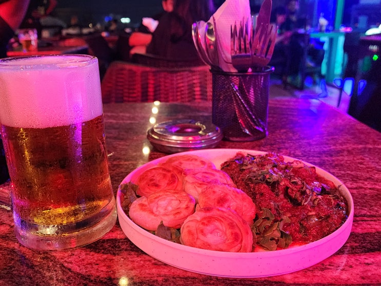  인도 폰디체리 현지펍 Cosy Pub