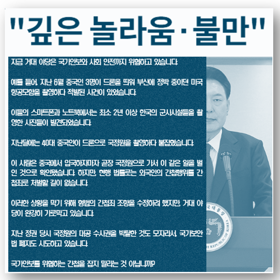 12.12.<b>윤석열</b> 대국민 담화, 망상적 상상