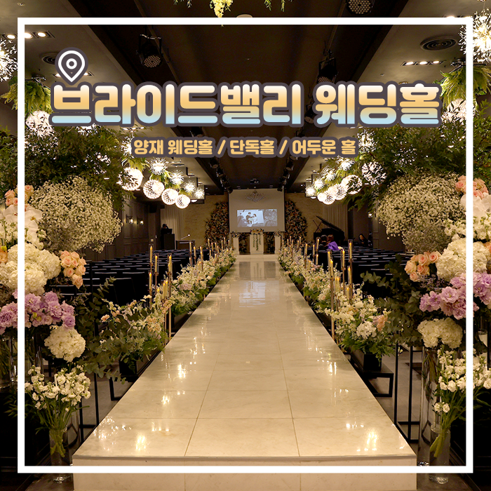  양재 브라이드밸리 웨딩홀 투어 식대 견적 공유