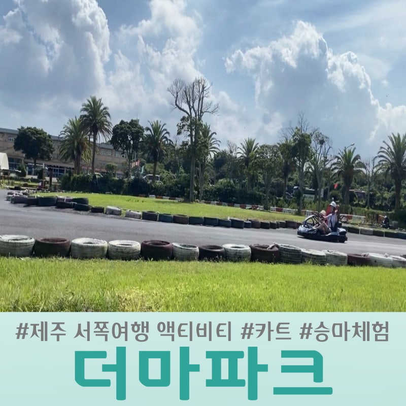 제주도 아이가 좋아하는 카트타고 승마체험 할 수 있는 제주투어패스 더마파크 체험후기