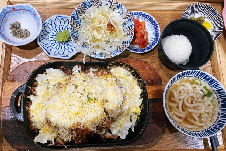  김포현대아울렛/타워존4층식당/아이와 함께 즐기는 돈까스, 우동 맛집[부엉이돈까스]